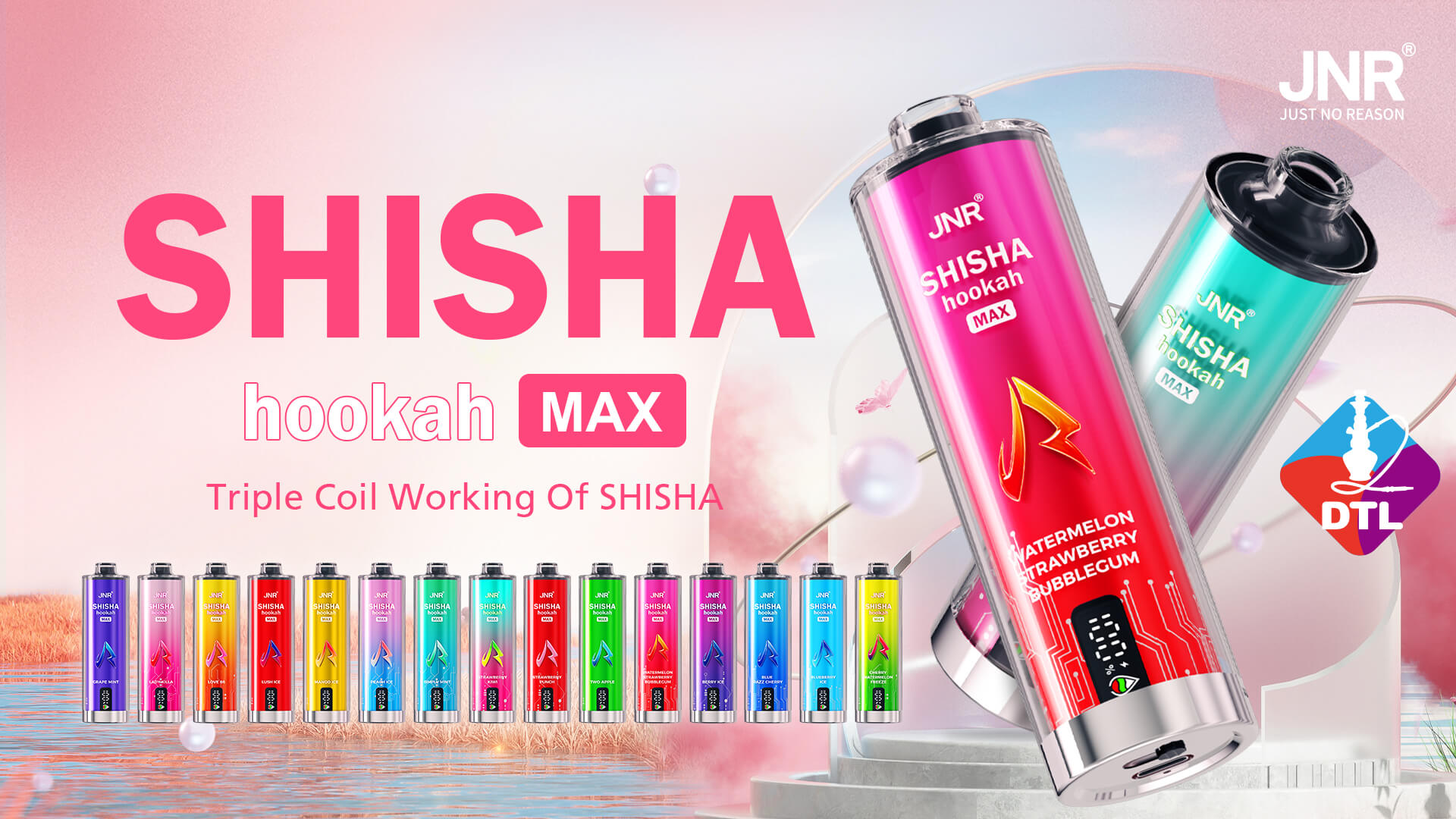 JNR Shisha Hookah MAX Einweg Vape Dersum